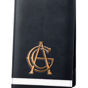 carnet de parcours en cuir golf