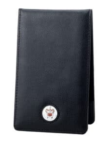carnet de parcours cuir golf