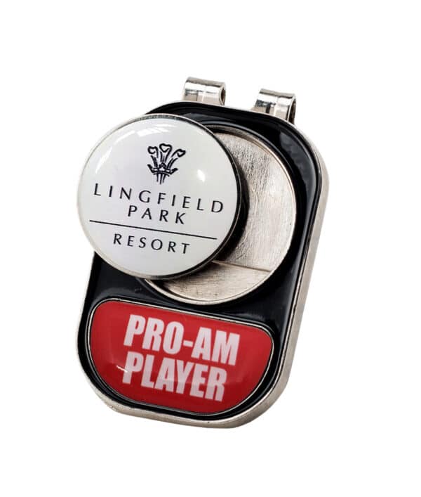 badge golfeur personnalisable