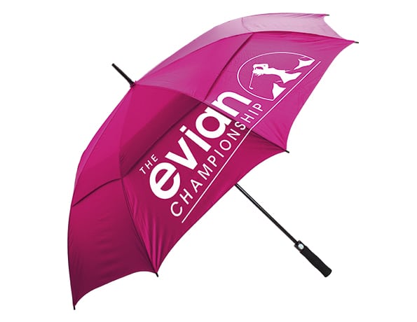 Parapluie golf personnalisé manche droit en bois - Karl