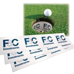 collier cup trou golf personnalisable