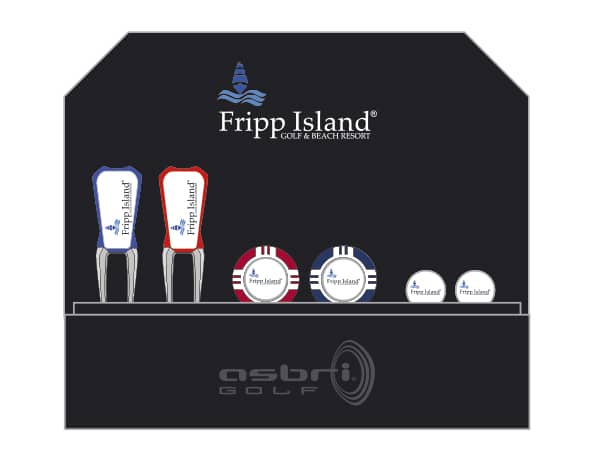 présentoir proshop golf marque balle releve pitch