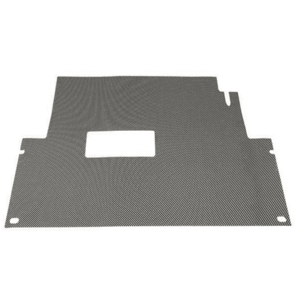 Tapis de sol premium pour Club Car Carbon Black silver