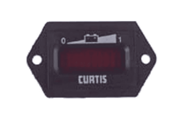 Compteur d'état de charge CURTIS 24V horizontal avec jauge led
