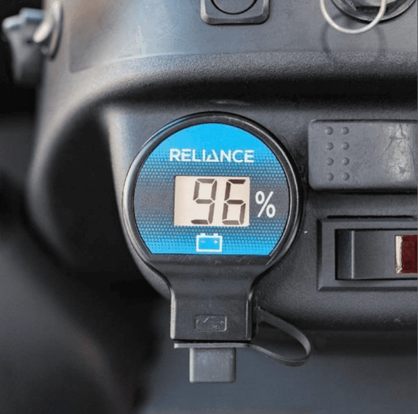 Compteur d'état de charge RELIANCE 36V avec port USB