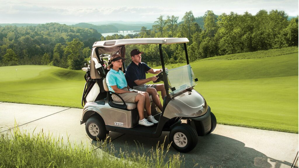 voiturette - golfette - utilitaire électrique Golfette EZGO RXV batterie lithium