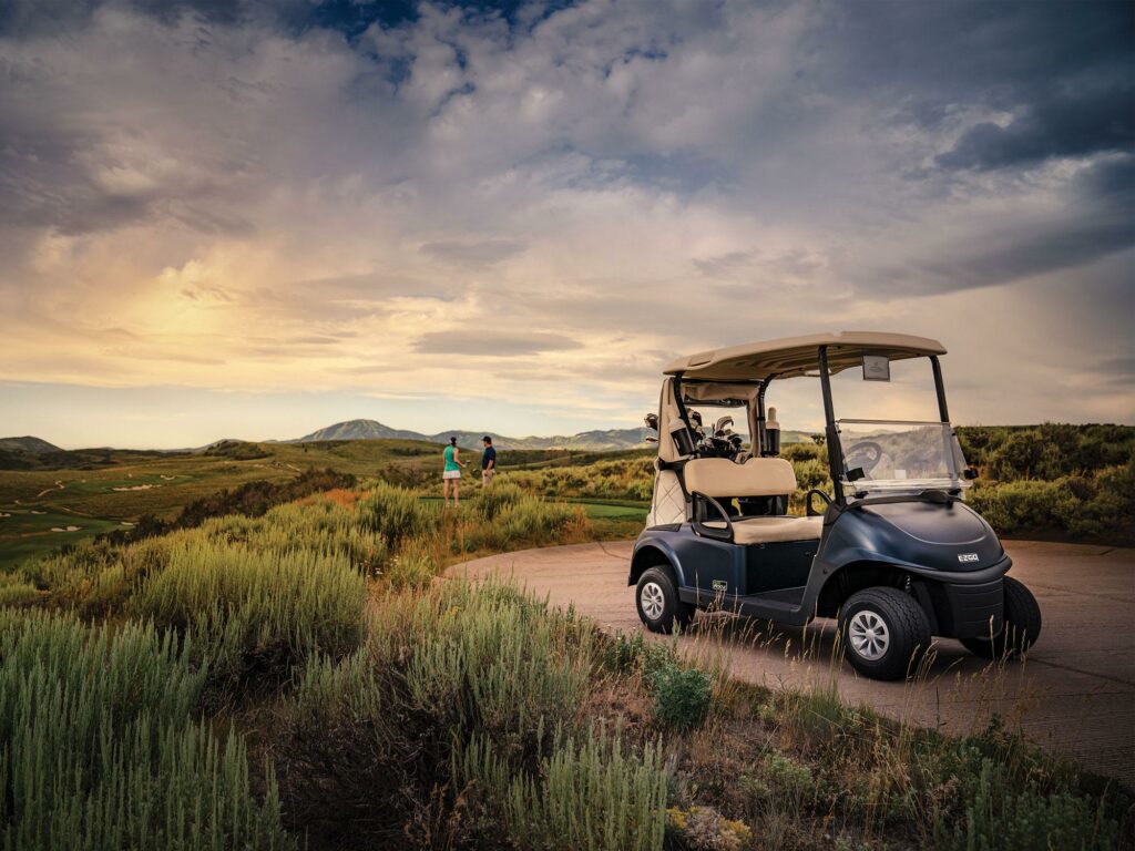 voiturette - golfette - utilitaire électrique Golfette EZGO RXV batterie lithium