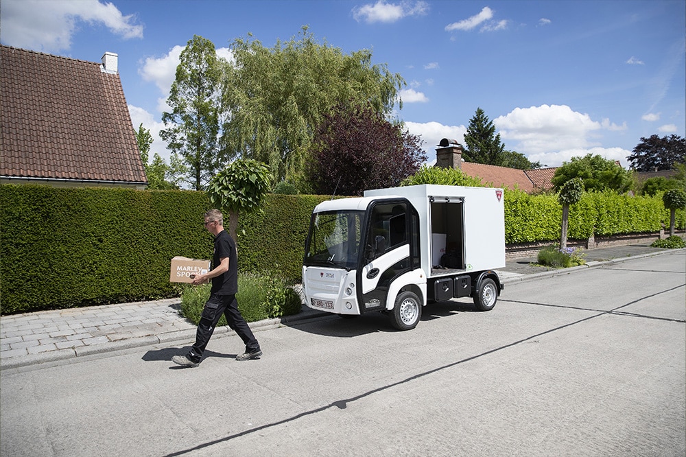 Le dernier kilomètre électrique et économique utilitaire électrique addax