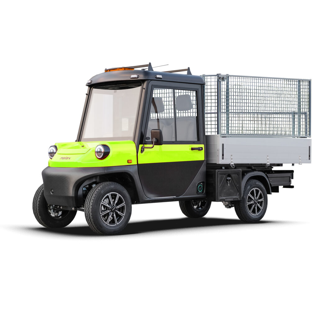 voiturette - golfette - utilitaire électrique Melex N30 utilitaire électrique benne grillagée