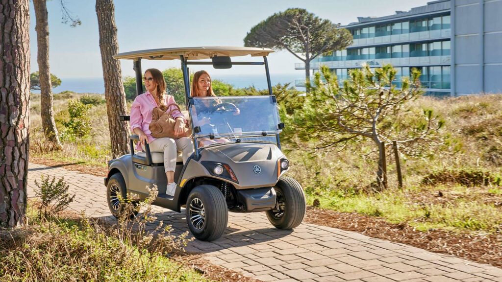 voiturette - golfette - utilitaire électrique Yamaha Drive2 golfette électrique golf camping