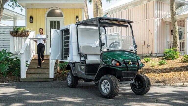 voiturette - golfette - utilitaire électrique Véhicules utilitaires électriques pour établissements de santé et universités : une mobilité plus propre et plus efficace