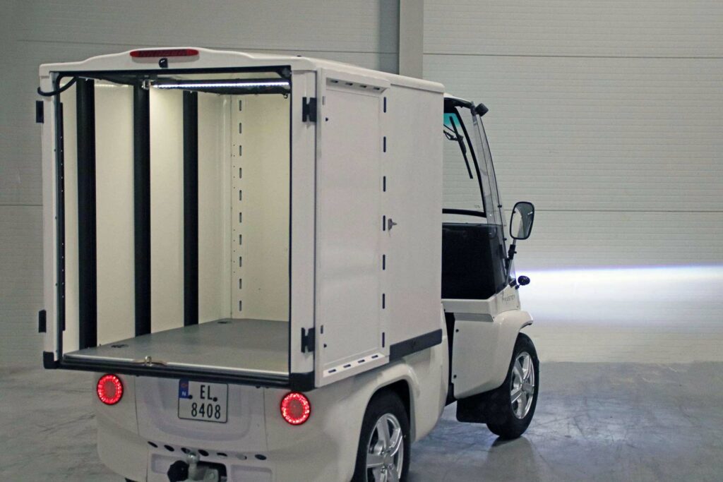 voiturette - golfette - utilitaire électrique paxster utilitaires électriques livraison colis