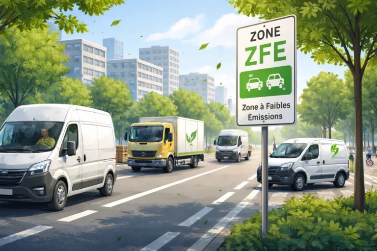 voiturette - golfette - utilitaire électrique ZFE & utilitaires électriques : guide complet pour professionnels et collectivités en 2026
